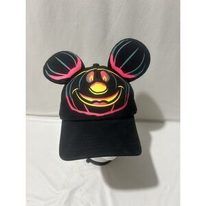 New Disney Parks 2023 Halloween Pumpkin Mickey Mouse Ear Hat Adjustable‎ Cap